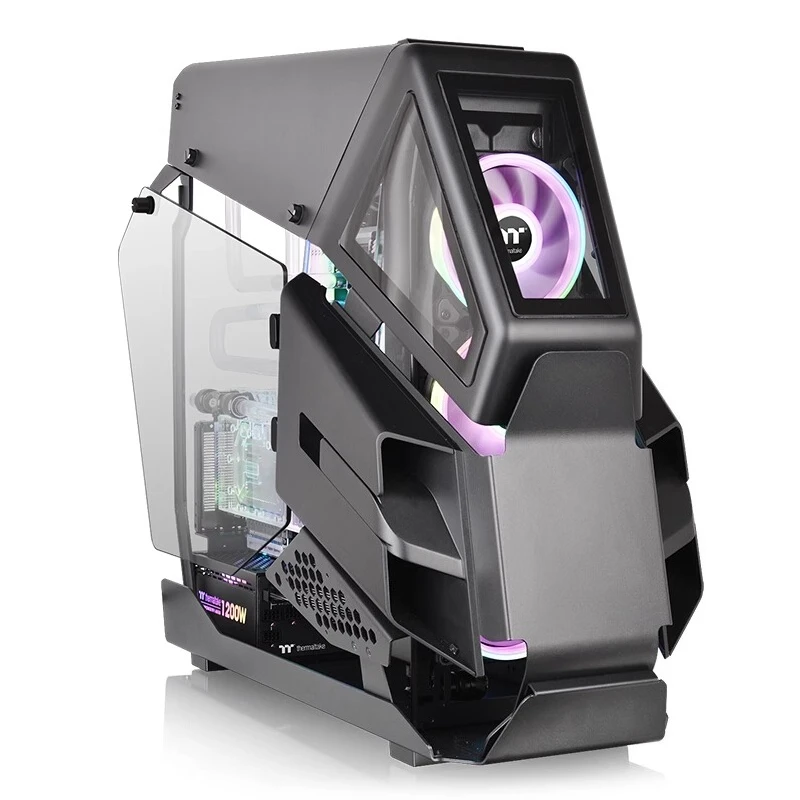 Retro Gaming Pc Case - フルタワーデスクトップコンピュータ水冷ゲーミングケースオープンガラス