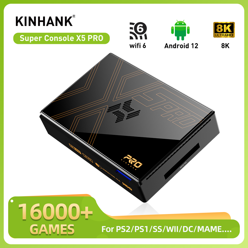 Retro Gaming Kiosk - KINHANK スーパーコンソール X5 PRO レトロビデオゲームコンソール プラグアンドプレイ