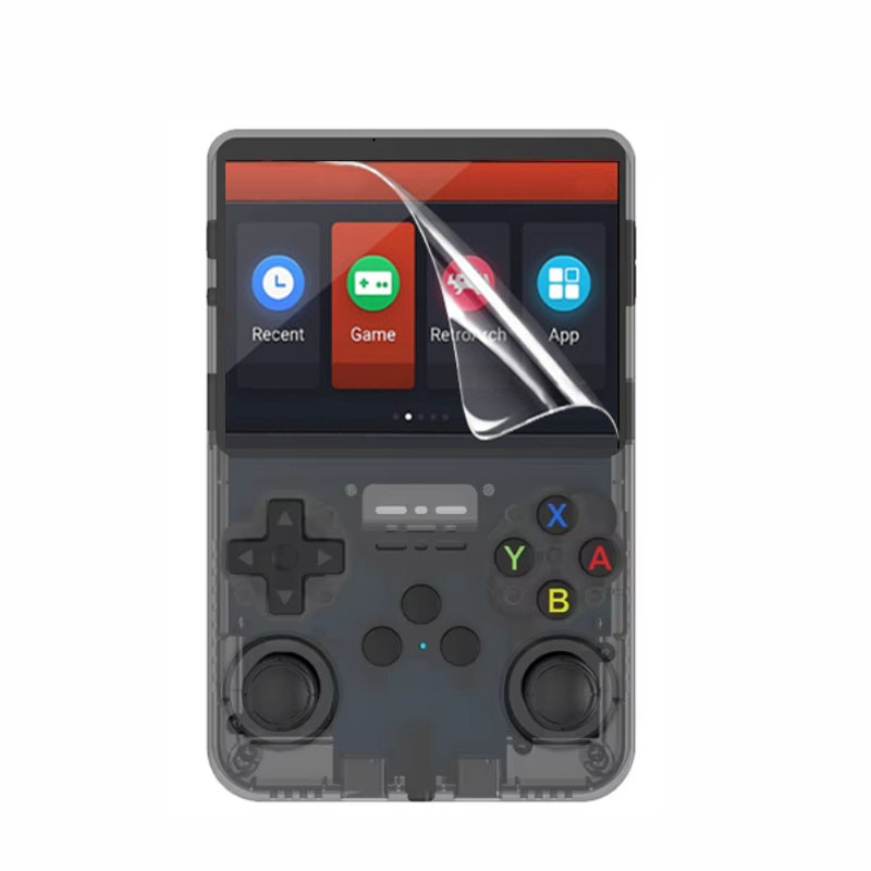 Retro Gaming Machine - 3 個 TPU ソフトフィルムスクリーンプロテクター保護カバー R36S/R36H/R36 プロレトロハンドヘルドゲームコンソール保護アクセサリー