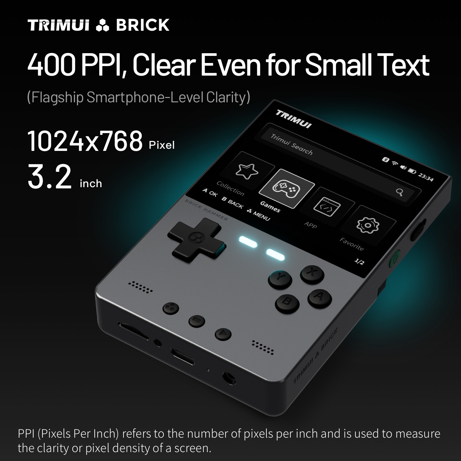 TRIMUI BRICK ハンマーミニメタルハンドヘルドゲー - Retro Gaming Handheld Best のレビューと価格