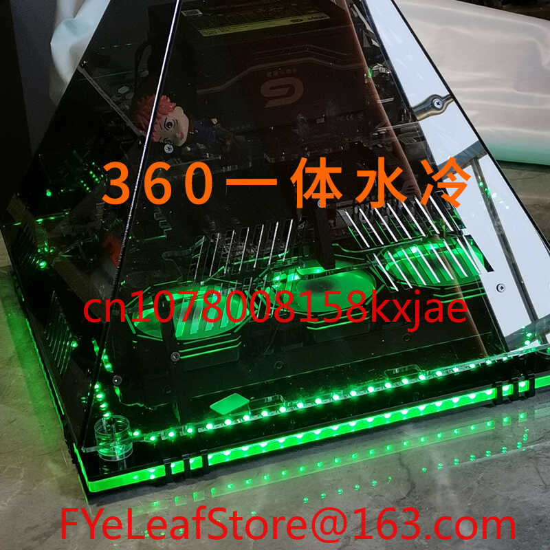 ブラッククリスタルピラミッドシャーシ クラスB アクリルDI - Retro Gaming Pc Case のレビューと価格