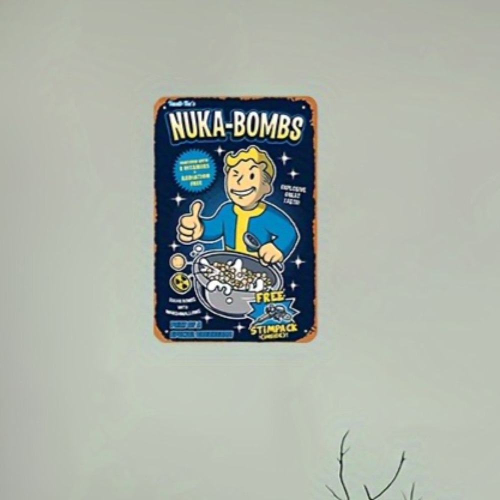 Vault-Tec Nuka-Bombs メタルウォールサイ - Retro Gaming Vault のレビューと価格