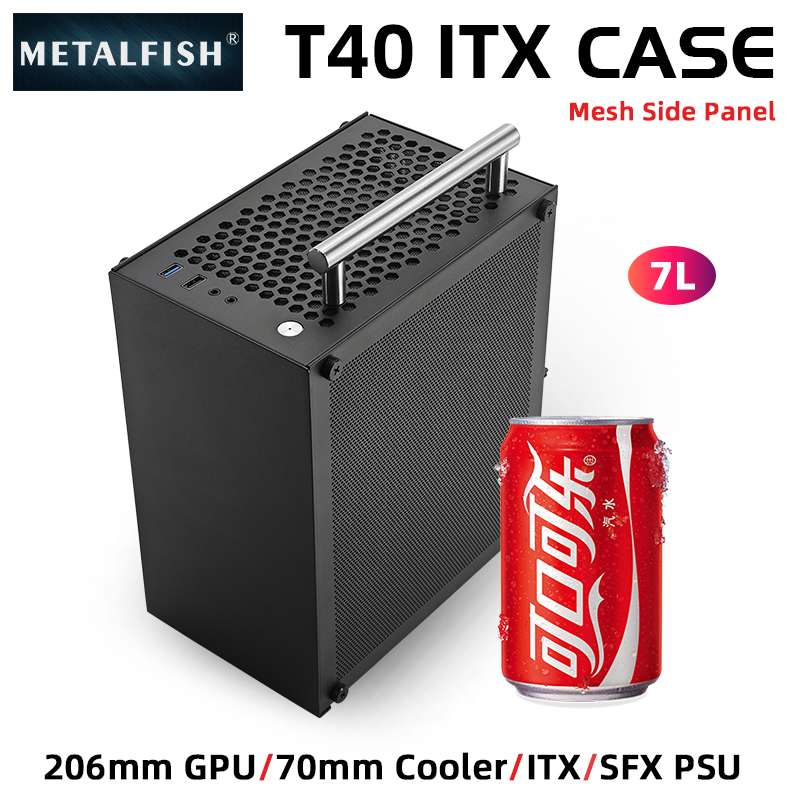 METALFISH T40 Mini ITX ブラックケース - Retro Gaming Pc Case のレビューと価格