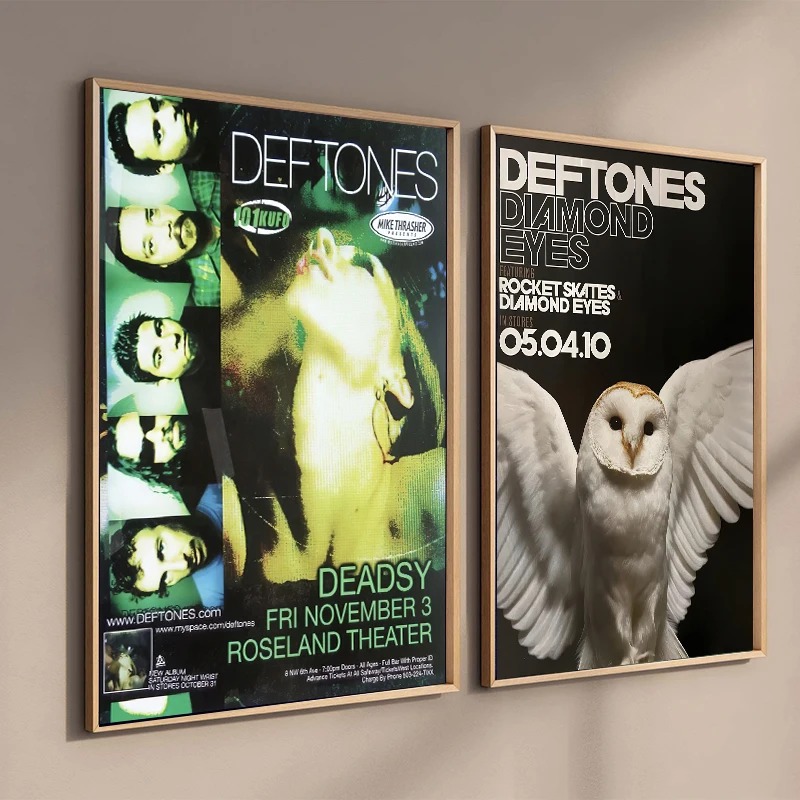 レトロバンドデフトーンズポスター美学クラシック音楽アルバムキ - Retro Gaming Pictures のレビューと価格