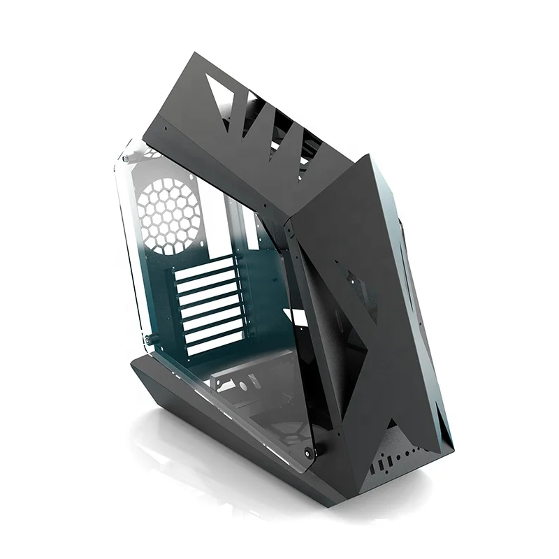 F937新デザインゲーミングPCキャビネットMatxコンピュ - Retro Gaming Pc Case のレビューと価格
