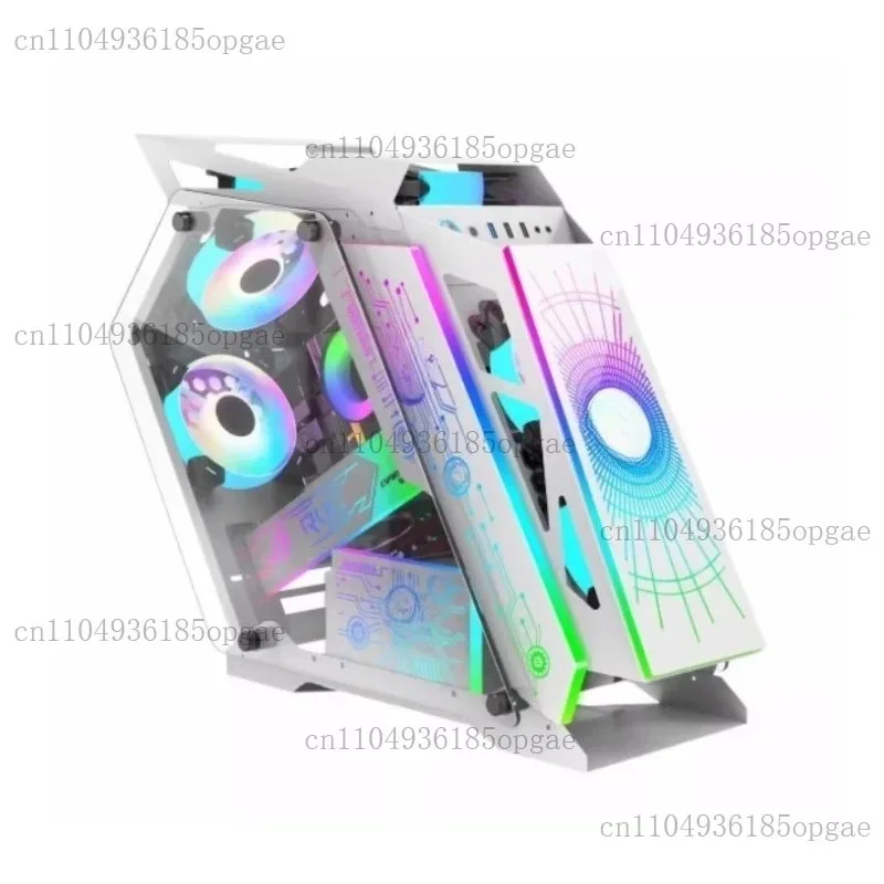ハイエンドゲーミングPCケース、内蔵LEDパネルとファン搭載 - Retro Gaming Pc Case のレビューと価格