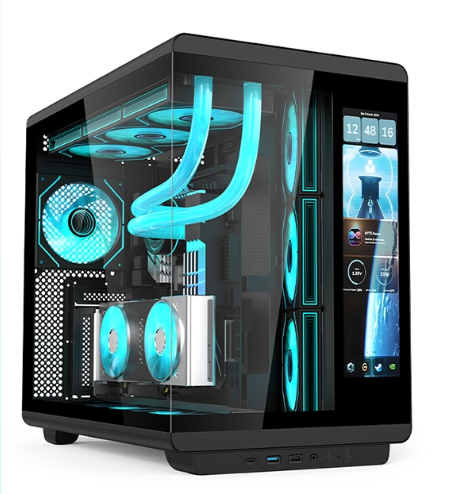 4つのRGBファン付きゲーミングPCケース、LCDスクリーン - Retro Gaming Pc Case のレビューと価格