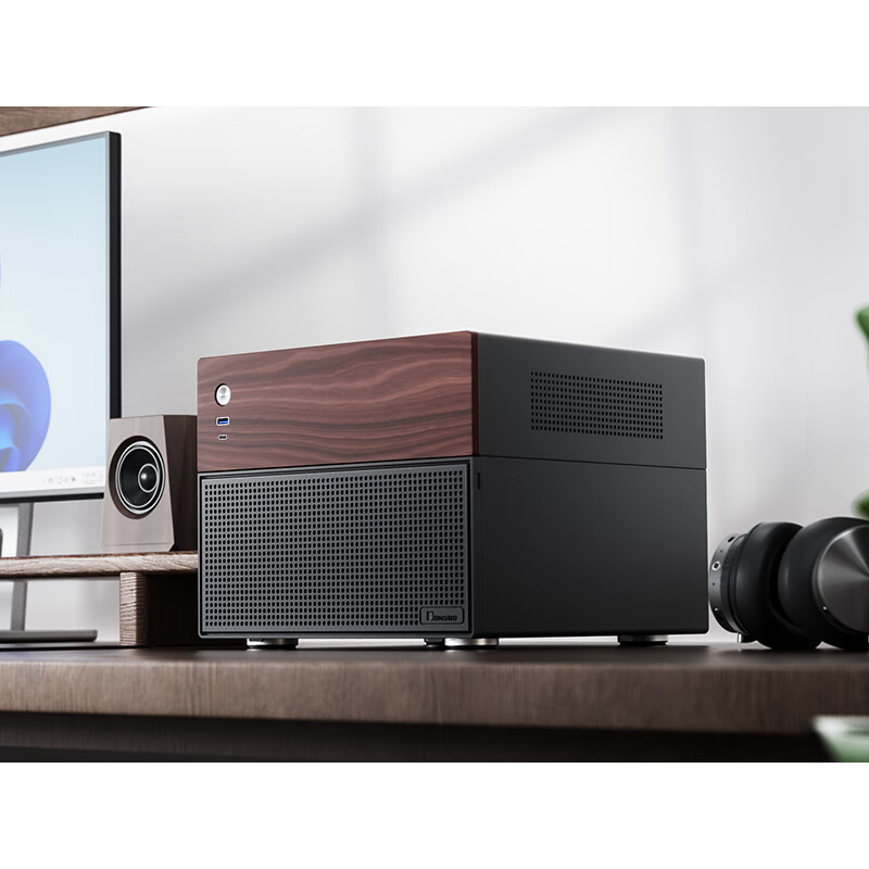 JONSBO-N4ブラックnasシャーシM-ATXマザーボー - Retro Gaming Pc Case のレビューと価格