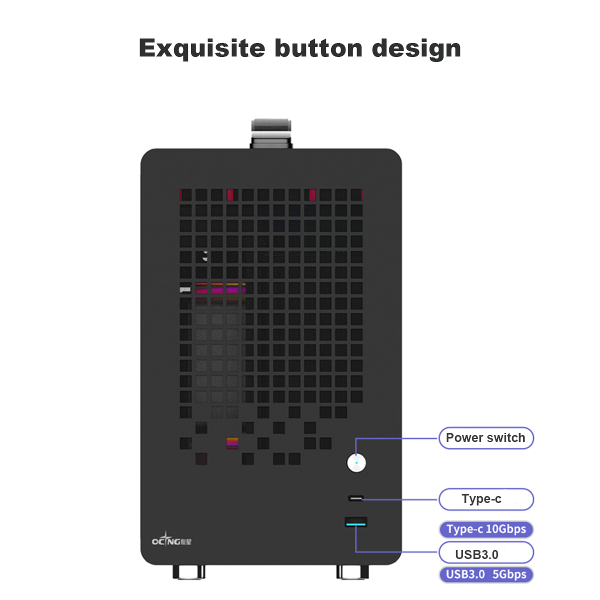 OCNG Weijie PRO コンピューターケース グラフ - Retro Gaming Pc Case のレビューと価格